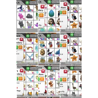 Adopt Me STACKED inventory OG Pets