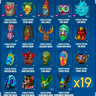 Fasnacht Glowing Set 19x