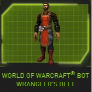 BOT WRANGLER'S BELT - WOW