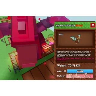 TITANIC NIGHTMARE COCKATRICE