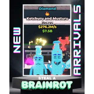 [LIMITED] Diamond Ketchuru and Musturu | 1 Trait | $276.2 M/S | Fast and Clean!|