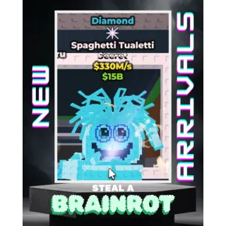 [LIMITED] Diamond Spaghetti Tualetti | 1 Trait | $330M/S | Fast and Clean! |