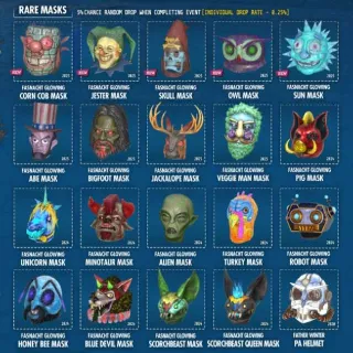 Glowing Mask Set (19)