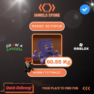 HUGE NIGHTMARE MIMIC OCTOPUS 60.55Kg + 1 Bonus Random Pet