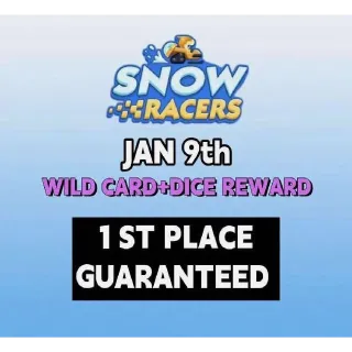 SNOW RACERS MONOPOLY GO 1ST PLACE GUARANTEED 