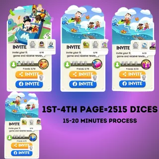 2,515 Dice Monopoly Go 65 Invites