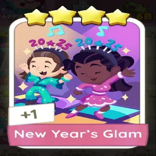 NEW YEAR'S GLAM MONOPOLY GO