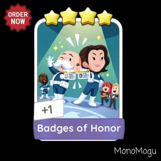 Badge of Honor Monopoly Go