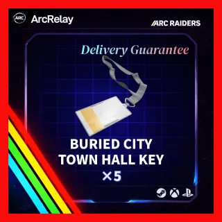 Buried City Town Hall Key ×5