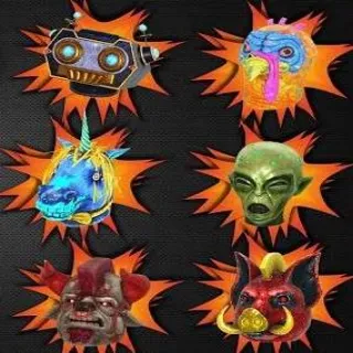 All 6 New Glowing Masks!