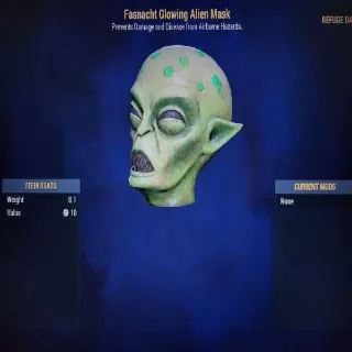 Glowing Alien Mask