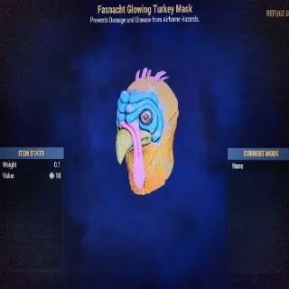 Glowing Turkey Mask