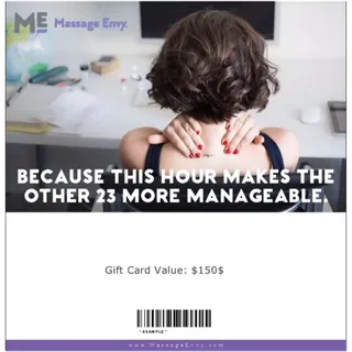 $100.00 massage envy giftcard (read description)