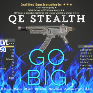 QE 10mm Submachine Gun 