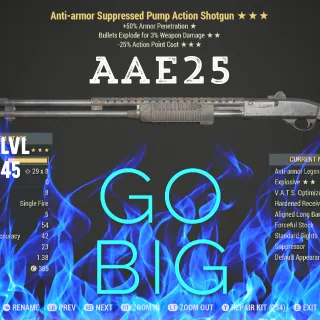 AAE25 Pump Action Shotgun 