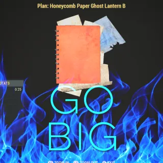 Honeycomb Paper Ghost Lantern B