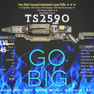 TS2590 NU Laser Rifle 