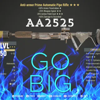AA2525 Auto Pipe Rifle 