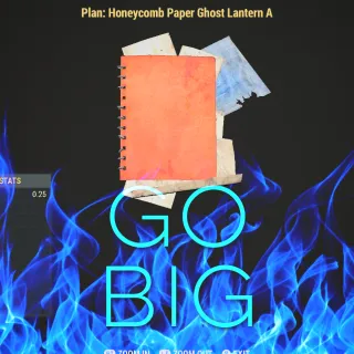 Honeycomb Paper Ghost Lantern A