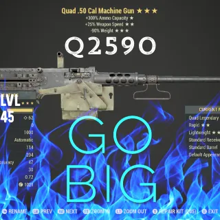 Q2590 50 Cal Machine Gun 