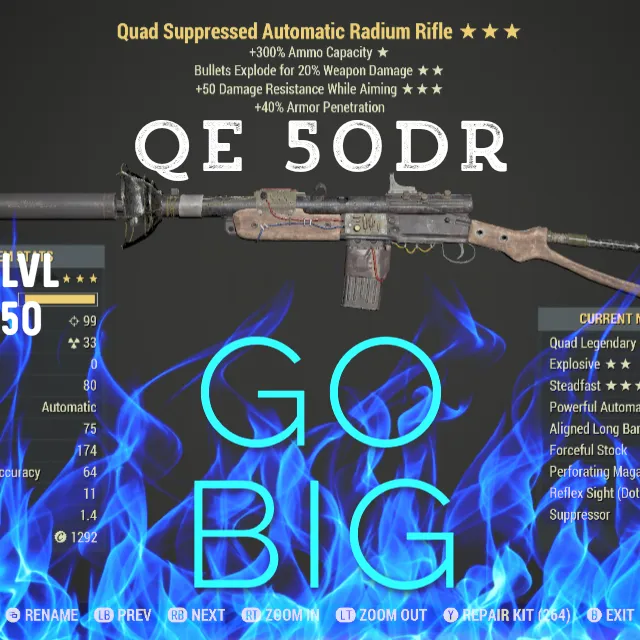Fallout 76 Plans Radium Rifles QE Radium - Fallout 76 Game Items - Gameflip