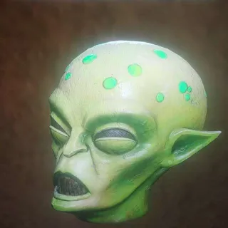 Glowing Alien Mask
