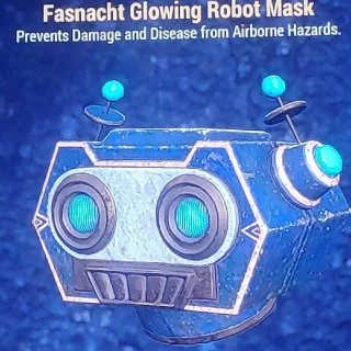 Glowing Robot Mask