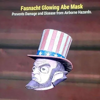 Glowing Abe Mask