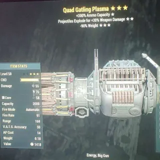 Qe90% Gatling Plasma