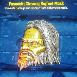 Glowing Bigfoot Mask