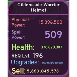 Gildenscale Warrior Helmet