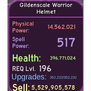 Gildenscale Warrior Helmet