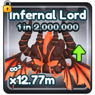 ⭐Infernal Lord [SECRET II]⭐ | 1 in 2M (110% best + 6M base) | Tap Simulator REBORN