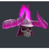 Flaming Pink Horned Helmet | Limited