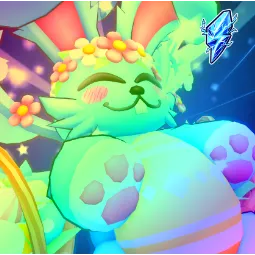 Rainbow Electric (RBE) Easter Bunny  (108b max clicks) [1 in 7.5m]  | NEW EVENT SECRET III PET| Tap Simulator |