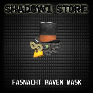 raven mask fasnacht