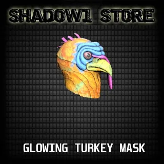 glowing turkey mask fasnacht