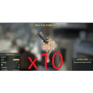 x10 nuka cola paddle explosive