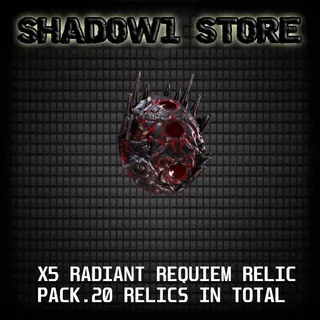 X5 RADIANT REQUIEM RELIC PACK