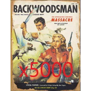 x5000 backwoodsman bw6