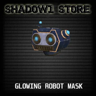 glowing robot mask fasnacht