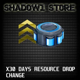 30 DAYS RESOURCE DROP CHANCE