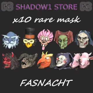 X10 FASNACHT RARE MASK