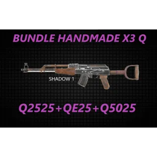 bundle handmade x3  qe25 q2525 q5025