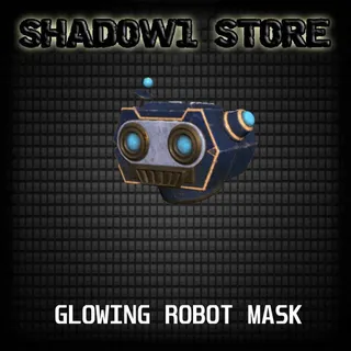 glowing robot mask fasnacht