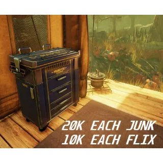 BUNDLE JUNK 20K EACH junk + 10K EACh FLUX