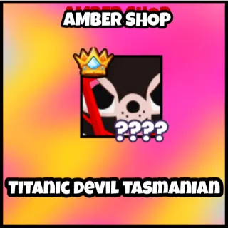 titanic devil tasmanian ps99
