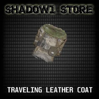 TRAVELING LEATHER COAT