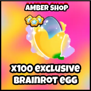 x100 exclusive brainrot egg ps99
