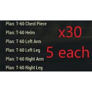 x30 t60 poweramor plans